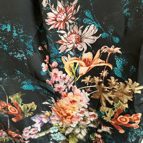 Floral Silky Mango Dress - Picture 6 of 6